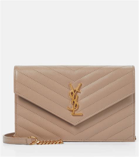 ysl patent leather wallet|CASSANDRE envelope chain wallet in patent leather .